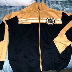 EUC Boston Bruins Embroidered FullZip Sweater,LG🔥
